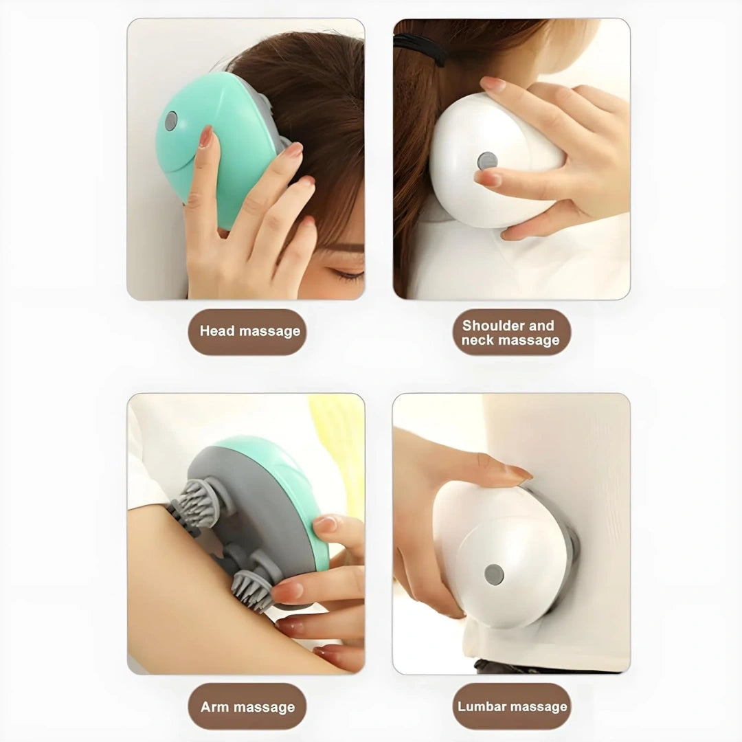 Electric Scalp Head Massager – Portable Stress Relief