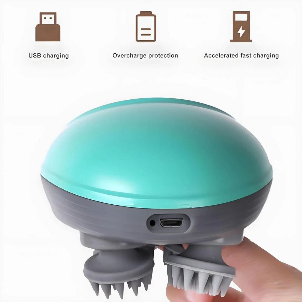 Electric Scalp Head Massager – Portable Stress Relief