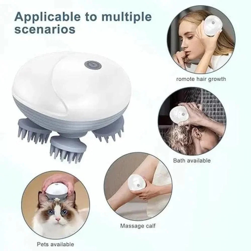 Electric Scalp Head Massager – Portable Stress Relief