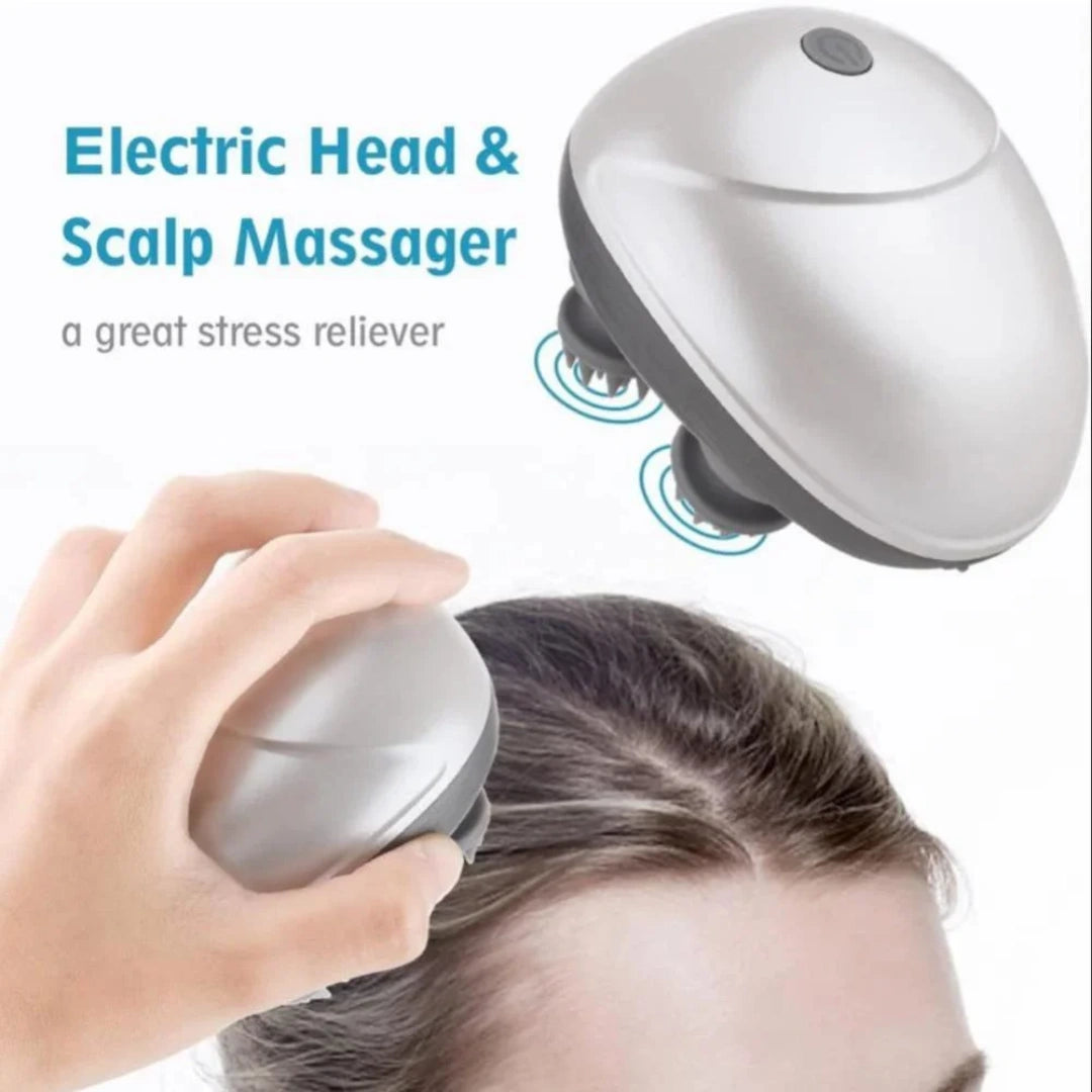 Electric Scalp Head Massager – Portable Stress Relief