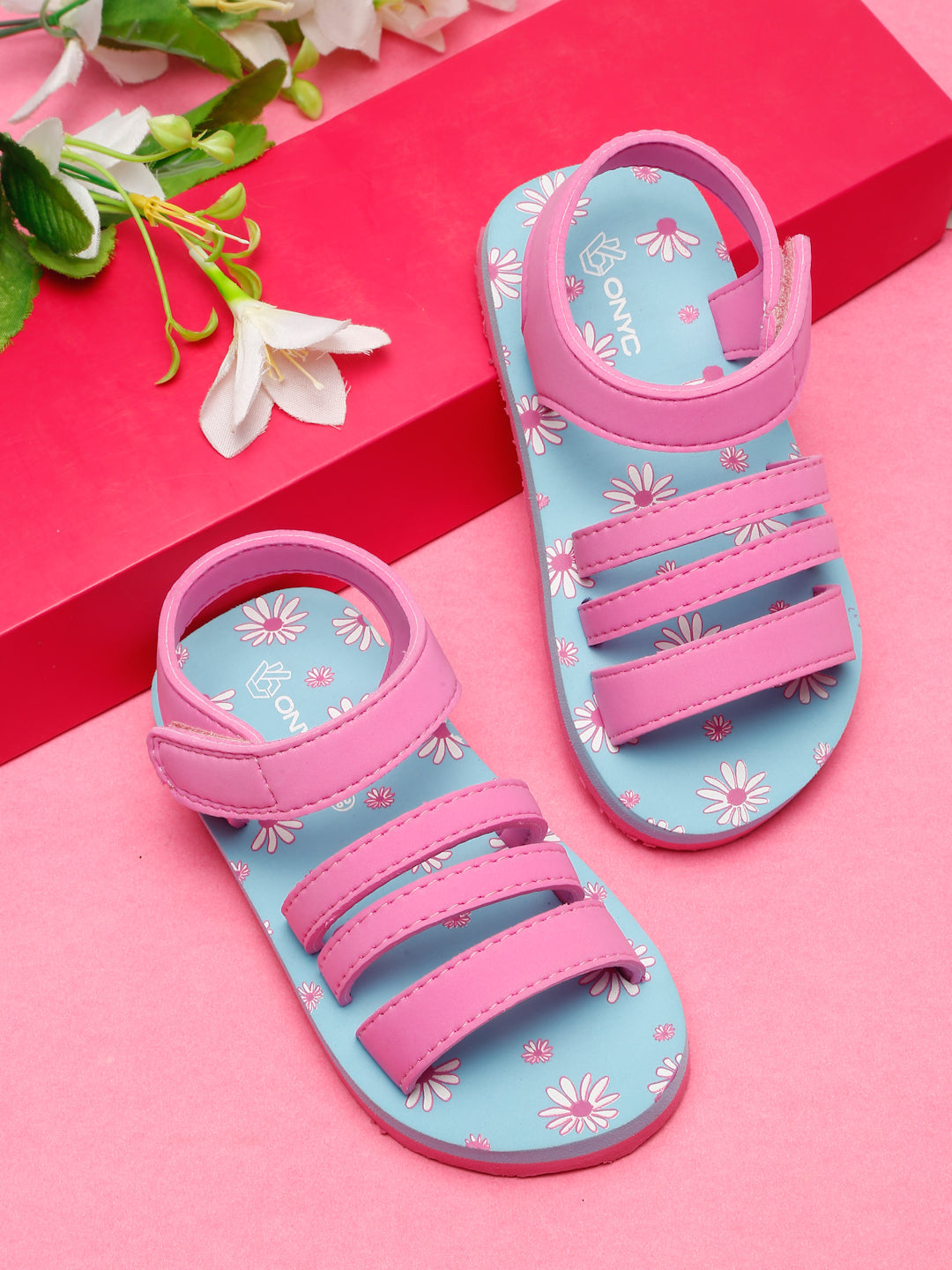 ONYC Premium Floral Sandals for Kids