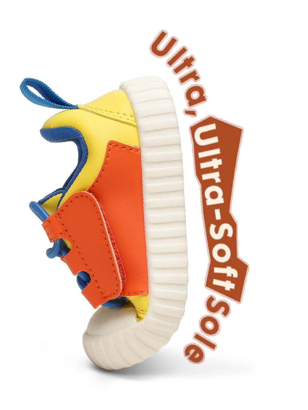 POCO Toddlers' Comfortable & LightWeight Lace-Free Sneakers - Yellow (Boys)