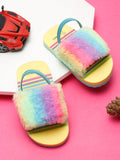 Kids Rainbow Slippers for Girls