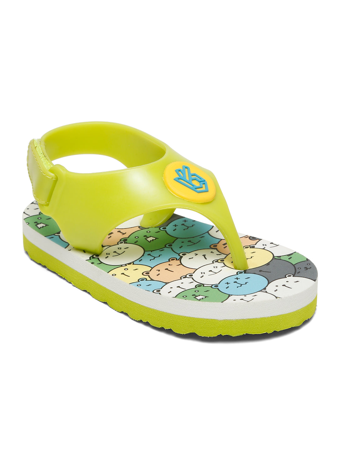 Premium Pumpkin Candy Flip-flops - Lime Green (Boys)