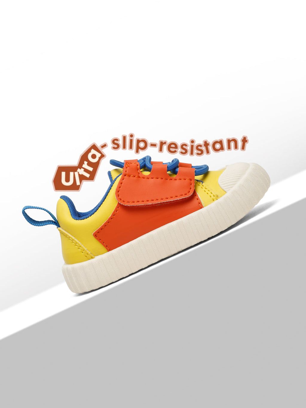 POCO Toddlers' Comfortable & LightWeight Lace-Free Sneakers - Yellow (Boys)